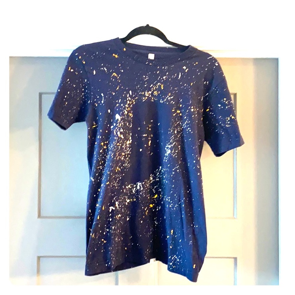 James Dant splatter painted in form of Indiana.